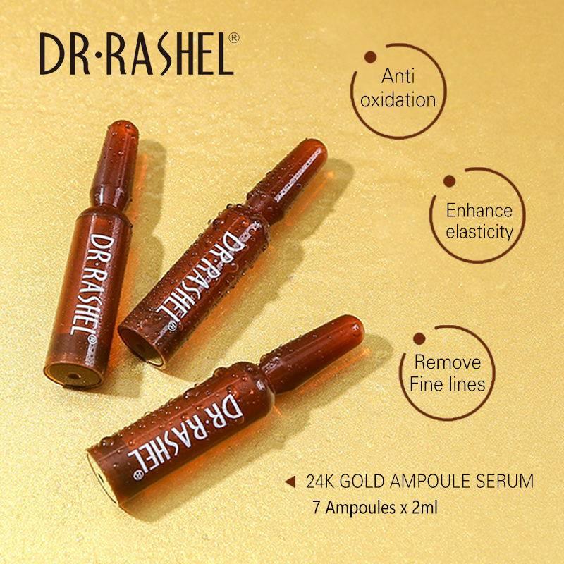 Dr.Rashel Skin Care 24K Gold Ampoule face Serum 2ml x 7pcs