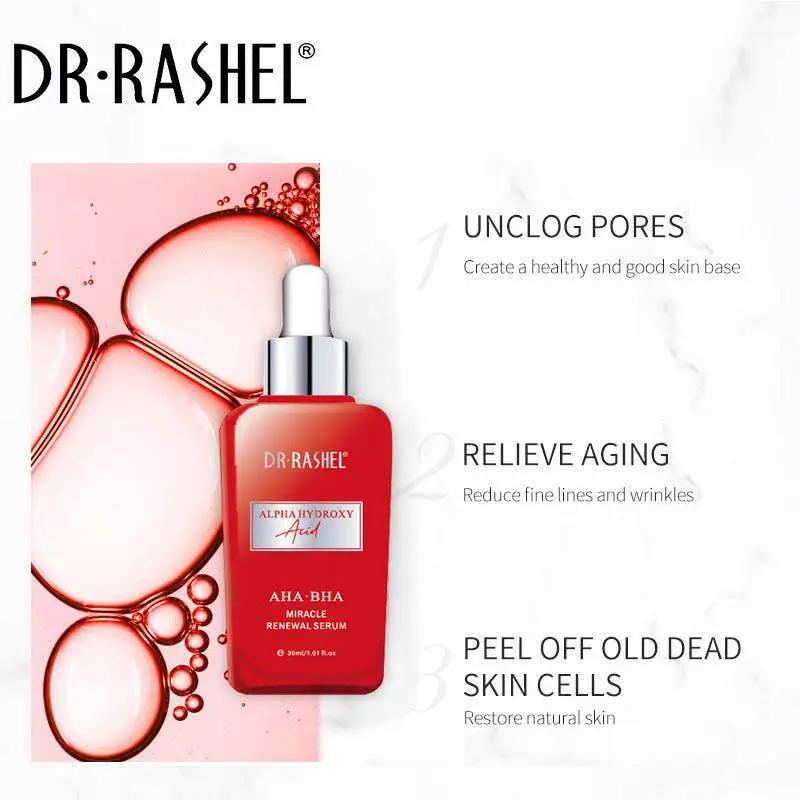 Dr.Rashel Skin Care AHA BHA Miracle Renewal Rejuvenation Face Serum 30ml