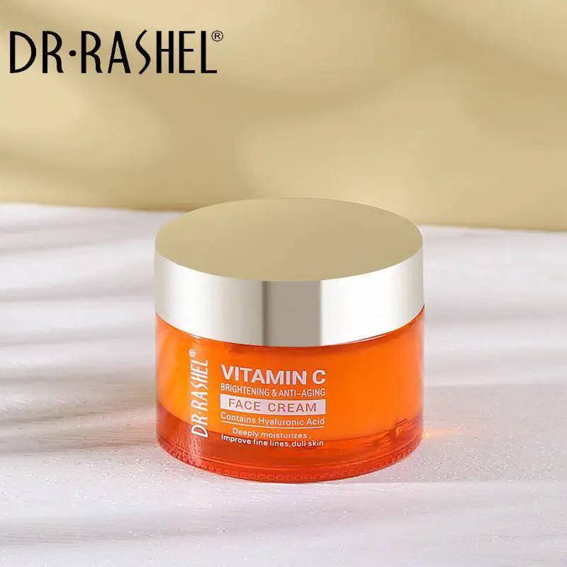 Dr.Rashel Vitamin C Brightening & Anti Aging Face Cream Powered By Hyaluronic Acid