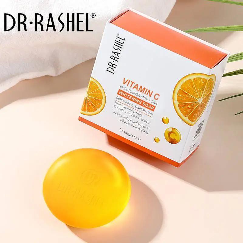 Dr.Rashel Vitamin C Brightening & Anti Aging Whitening Soap - 100gms