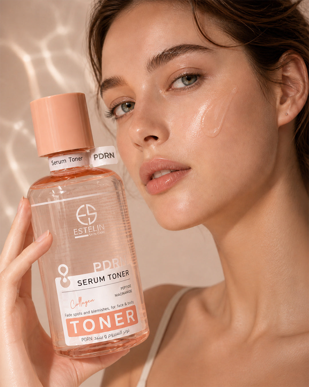 Estelin PDRN Collagen Serum Toner with Peptides & Niacinamide