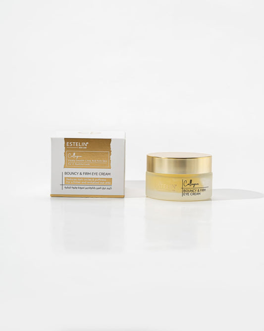Estelin Collagen Bouncy & Firm Eye Cream | Reduces Dark Circles, Puffiness & Fine Lines