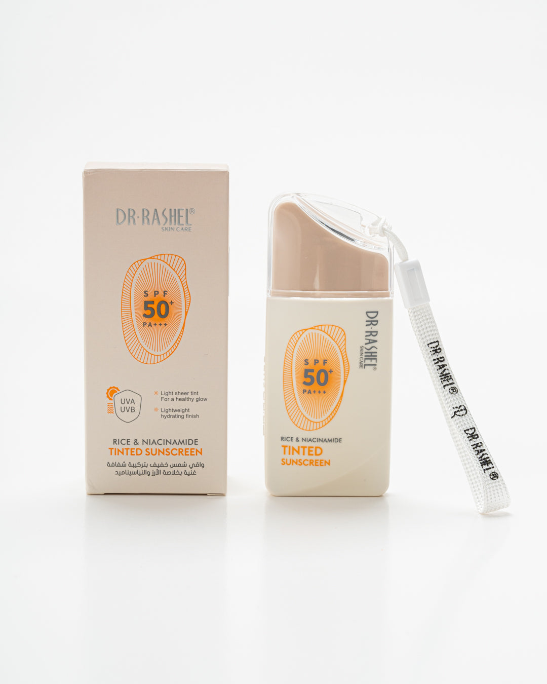 Dr Rashel tinted sunscreen shade for deeper skin tones