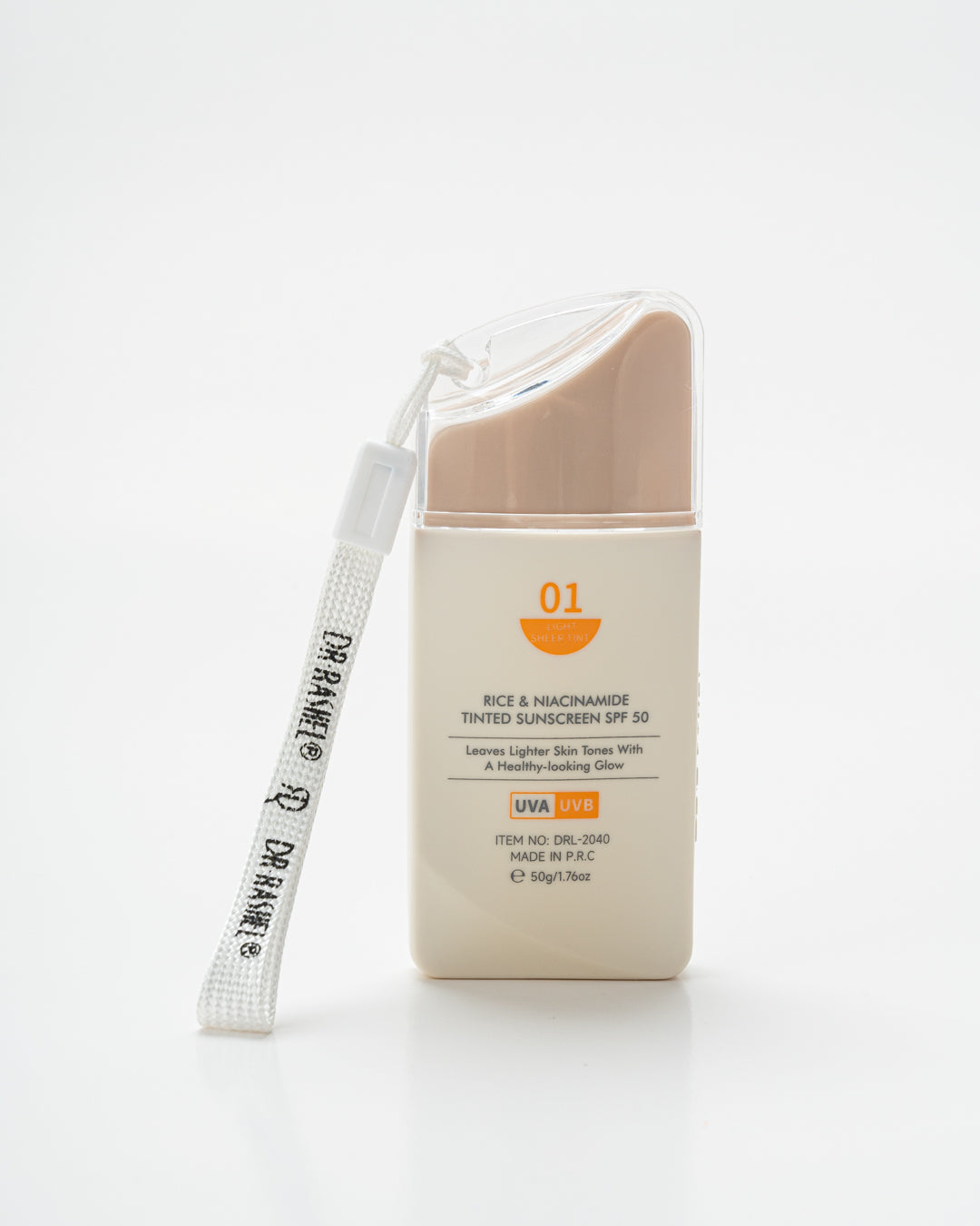 Dr Rashel tinted sunscreen shade for lighter skin tones