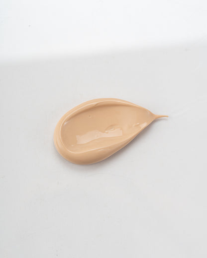 Dr Rashel tinted sunscreen shade with a natural-looking finish