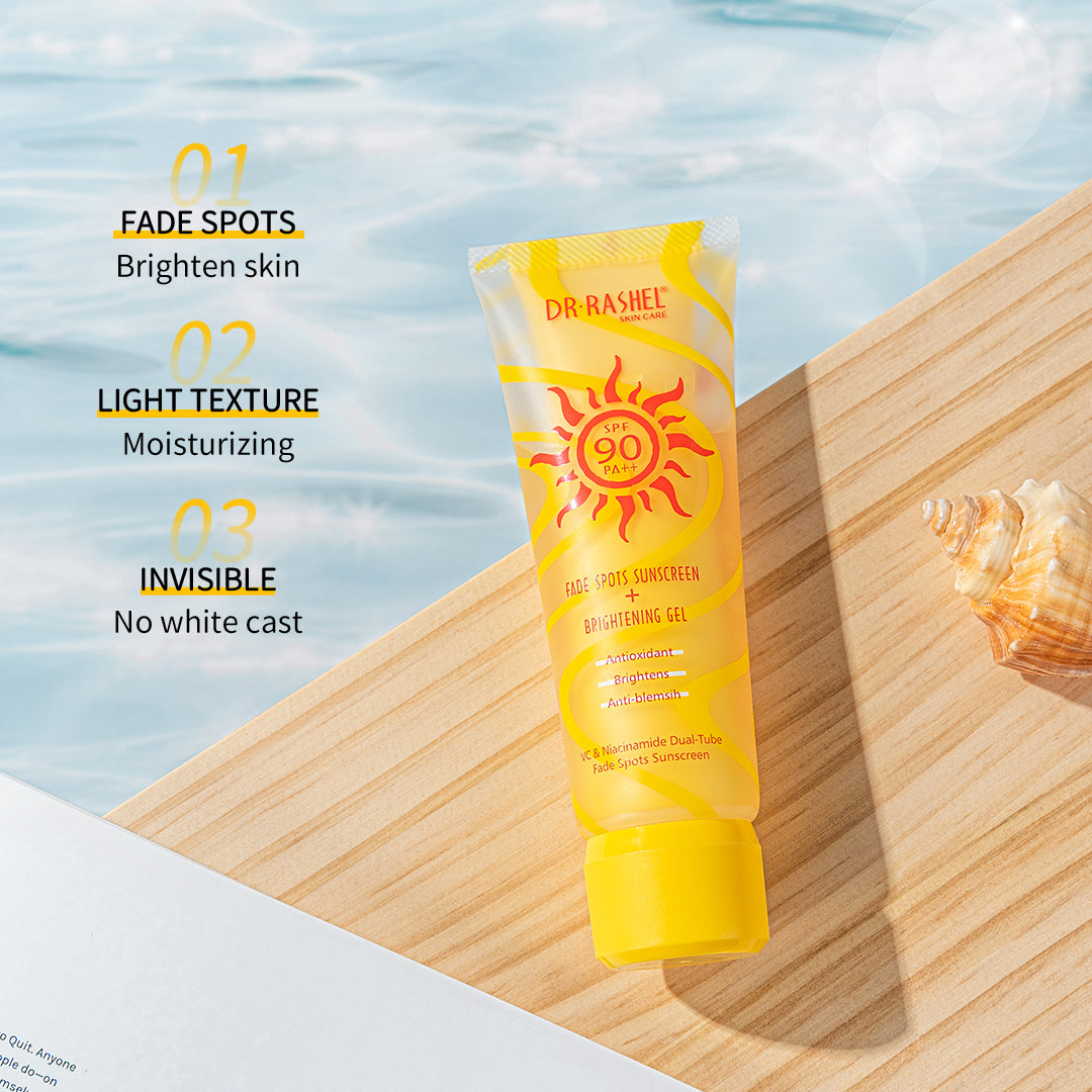 Vitamin C & Niacinamide Dual-Tube Sunscreen SPF 90+