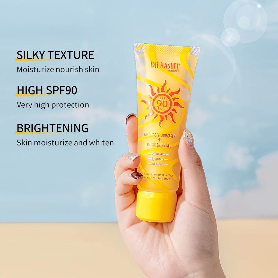 Vitamin C & Niacinamide Dual-Tube Sunscreen SPF 90+