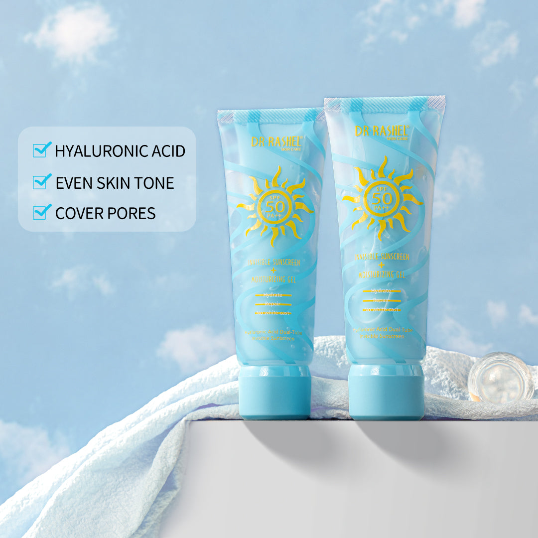 Hyaluronic Acid Dual-Tube Sunscreen & Moisturizing Gel SPF 50