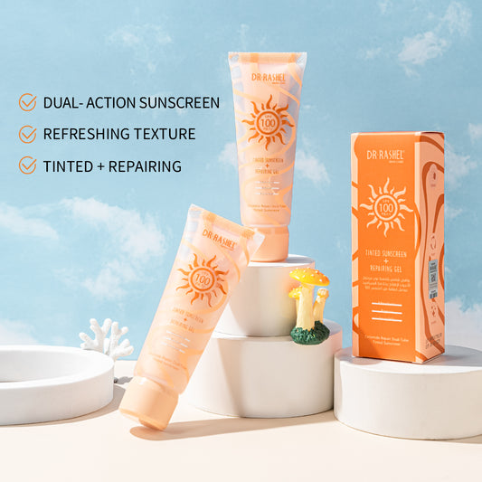 Ceramide Repair Dual-Tube Tinted Sunscreen+Repairing Gel 100 PA+