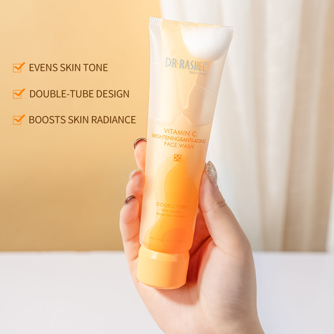 Vitamin C Double-Tube Face Wash 