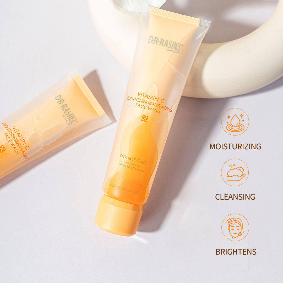 Vitamin C Double-Tube Face Wash 