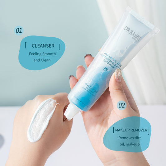 Hyaluronic Double-Tube Face Wash