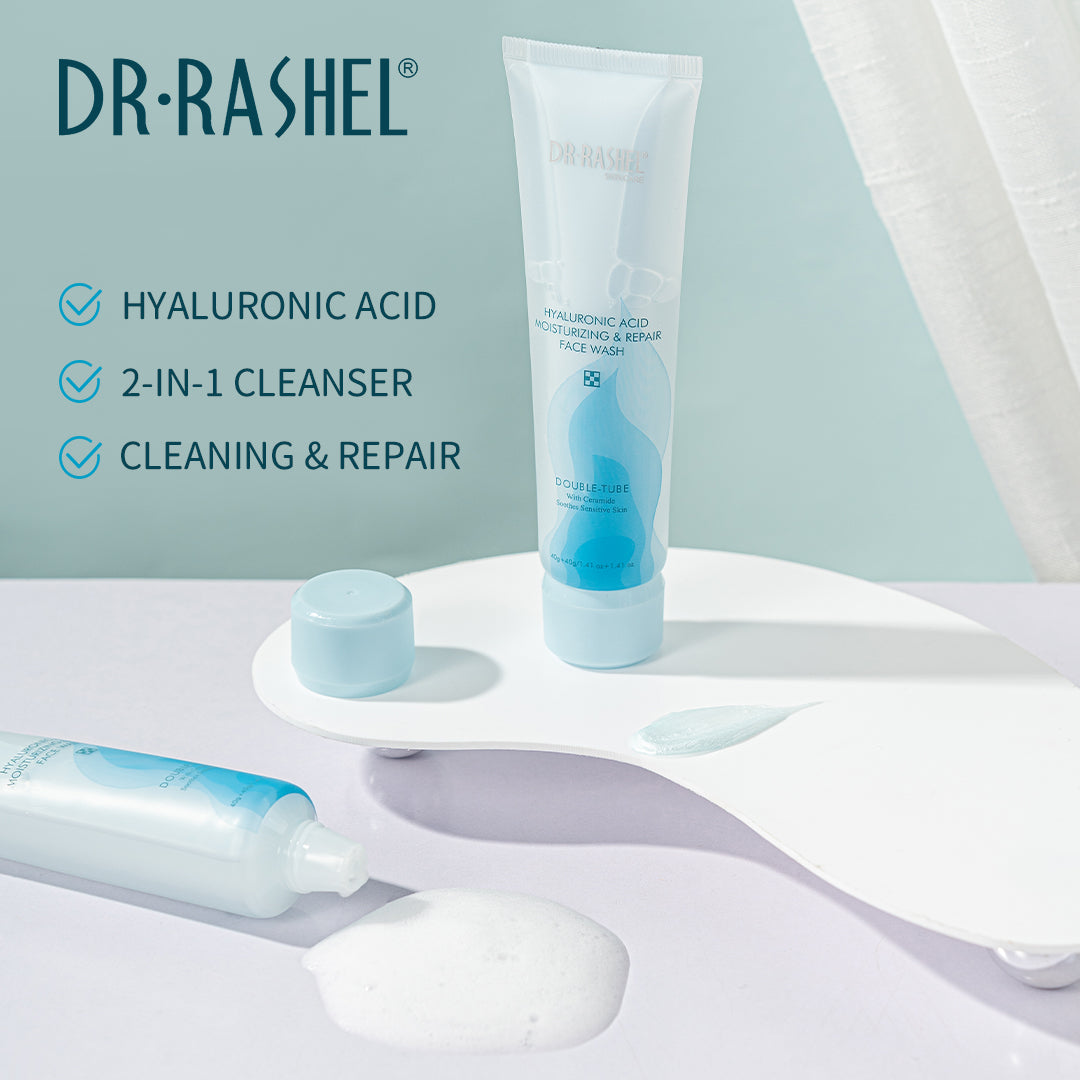 Hyaluronic Double-Tube Face Wash