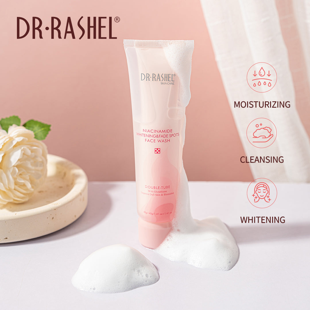 Niacinamide Whitening Double-Tube Face Wash