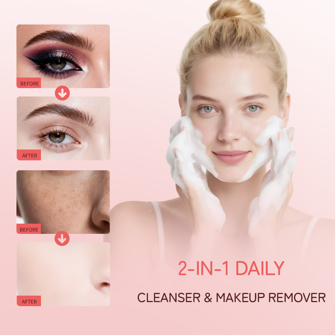 Niacinamide Whitening Double-Tube Face Wash