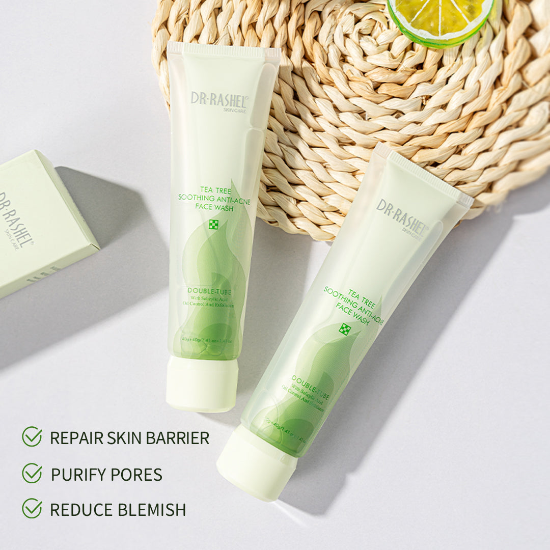 Tea Tree Double-Tube Face Wash