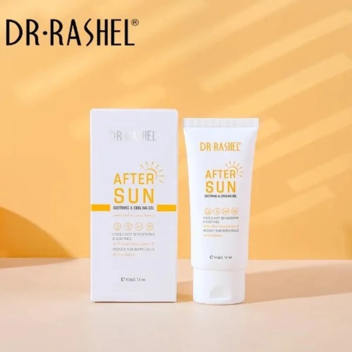 Dr.Rashel After Sun Soothing and Cooling Gel Enriched with Aloe Vera and Vitamin E 60g