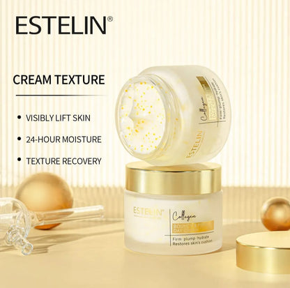 Estelin Collagen Bouncy & Firm Day Cream | Anti-Aging, Firming & Skin Renewal