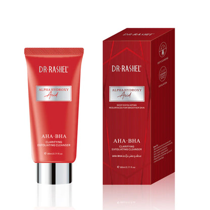   Dr.Rashel Alpha Hydroxy Acid AHA-BHA Clarifying Exfoliating Cleanser - 80ml
