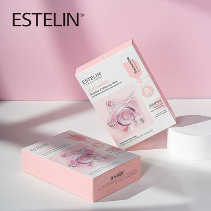 Estelin Niacinamide + Glutathione Whitening Mask | Brightening, Anti-Dullness & Skin Tone Correcting Sheet Mask