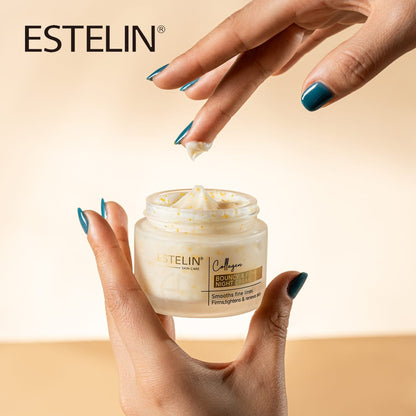 Estelin Collagen Bouncy & Firm Night Cream | Anti-Aging, Firming & Skin Renewal
