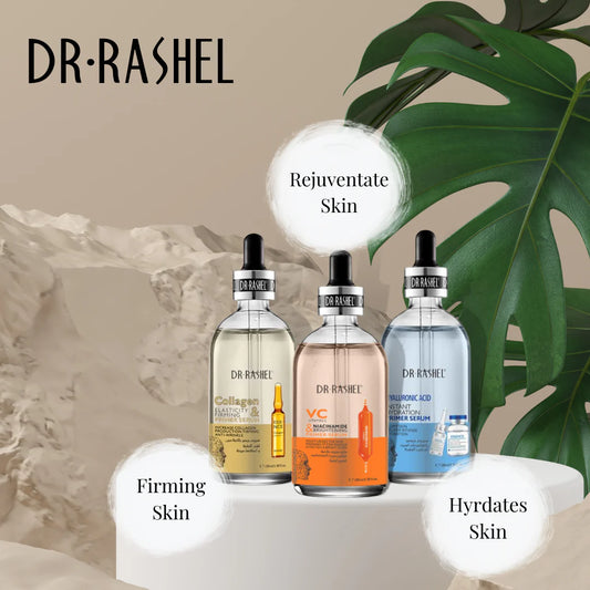   Dr.Rashel Primer Serum Set (Vitamin C, Collagen, Hyaluronic Acid) - Combo