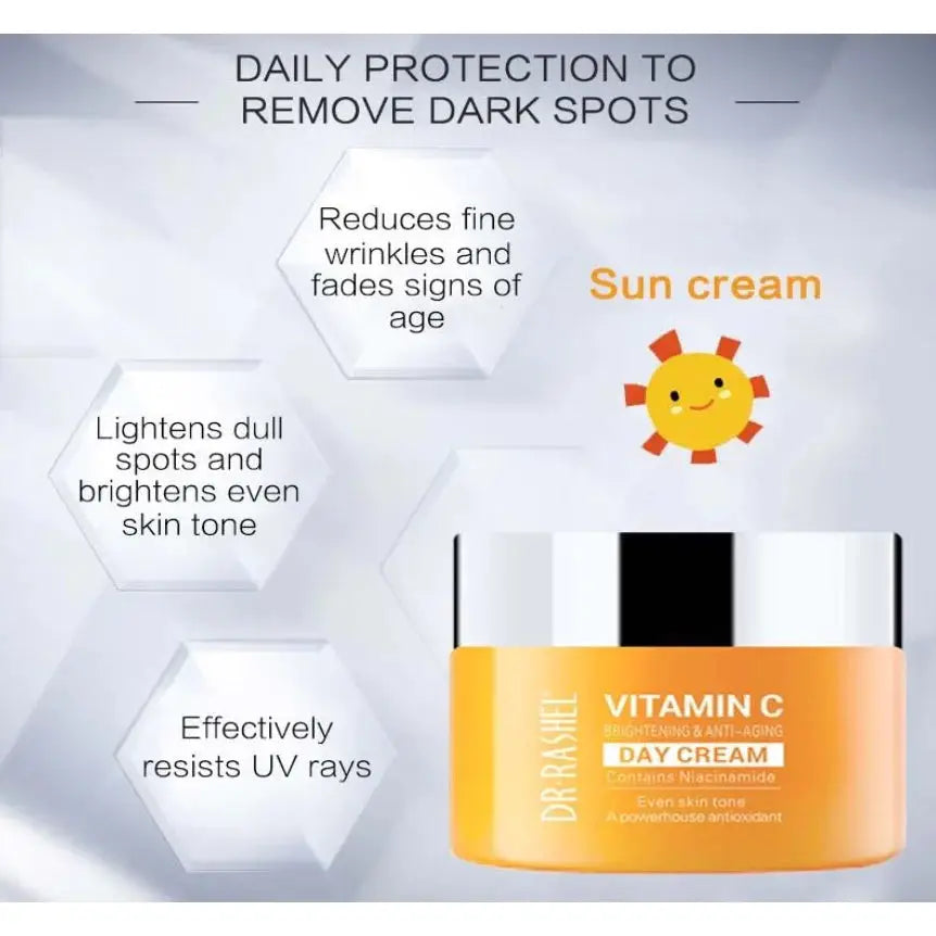   Dr.Rashel Vitamin C Skin Care 5 Piece Set With Bag