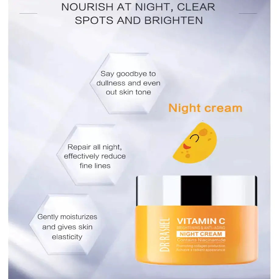   Dr.Rashel Vitamin C Skin Care 5 Piece Set With Bag