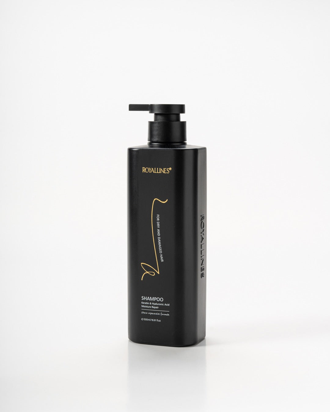 Royallines Moisture Repair Shampoo – 500ml | Keratin & Hyaluronic Acid for Dry & Damaged Hair
