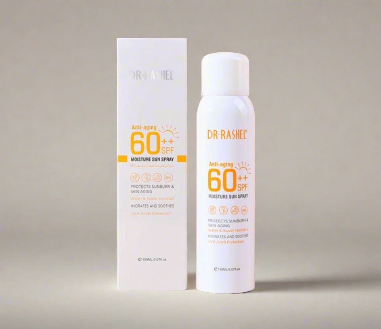   Dr.Rashel Anti-aging and Moisture Sun Spray SPF 60++ 150ml Sunscreen Spray