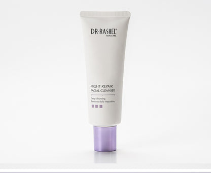 Dr Rashel Night Repair Facial Cleanser – 100ml Advanced Night Recovery Formula – Deep Cleansing, Hydration & Skin Renewal