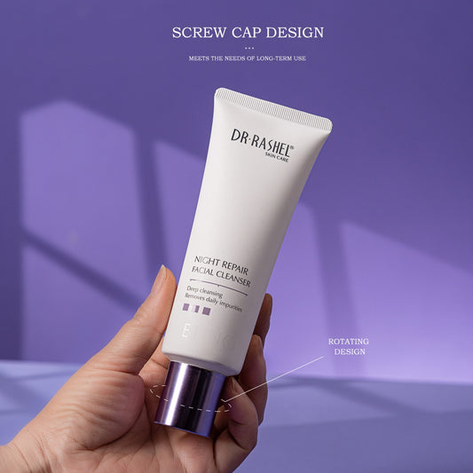 Dr Rashel Night Repair Facial Cleanser – 100ml Advanced Night Recovery Formula – Deep Cleansing, Hydration & Skin Renewal