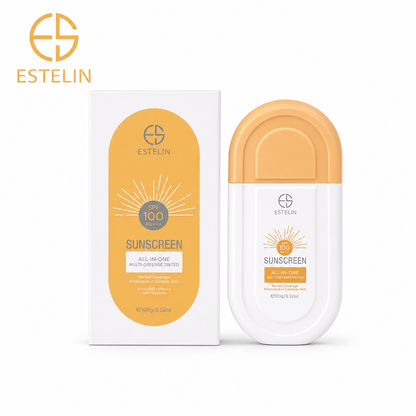 Estelin Sunscreen All-In-One Multi-Defense Tinted SPF 100 PA+++ 100G
