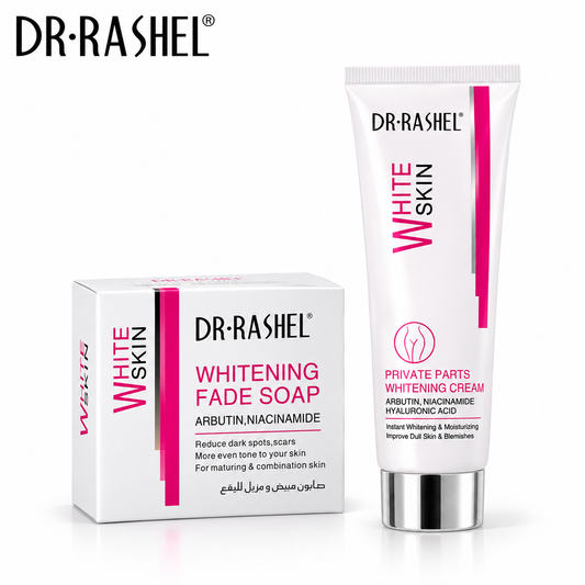 Dr.Rashel Whitening Soap & Dr.Rashel Private Parts Whitening Cream bundle  deal