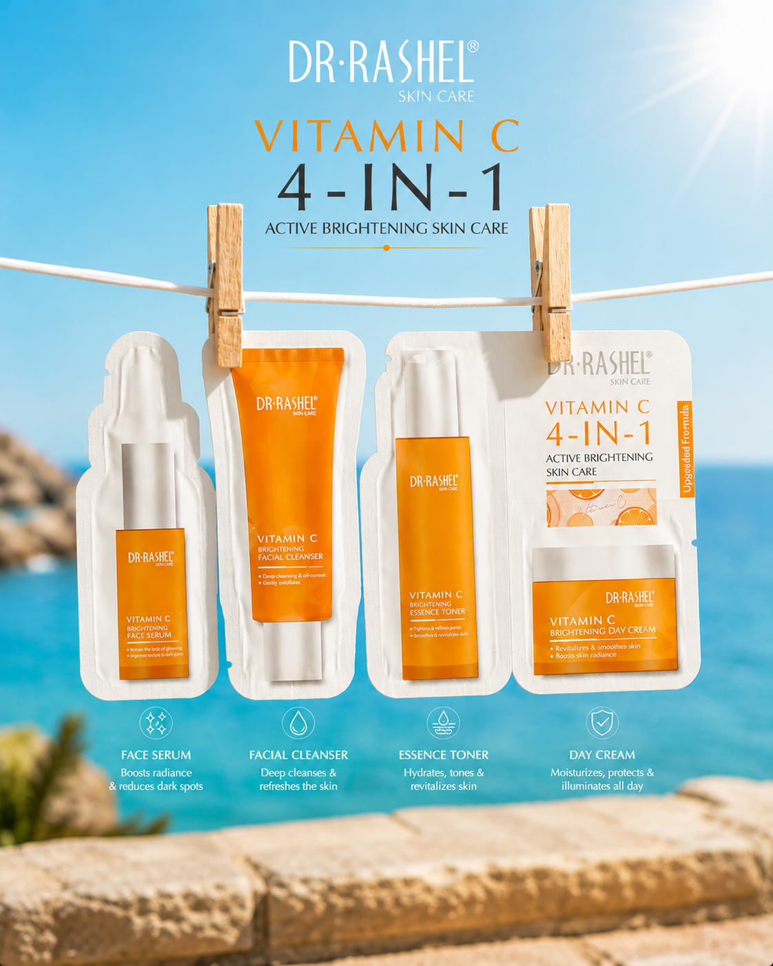 Dr Rashel Vitamin C 4-in-1 Brightening Skincare Kit