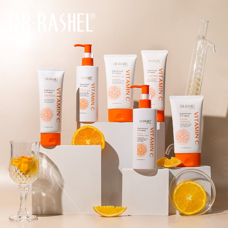 Dr Rashel Vitamin C Brightening & Anti-aging Facial Kit pack of 6