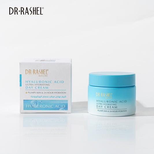 Dr Rashel Hyaluronic Acid Ultra Hydrating Day Cream – Intense Daily Moisture Lock & Skin Plumping Formula (50g)