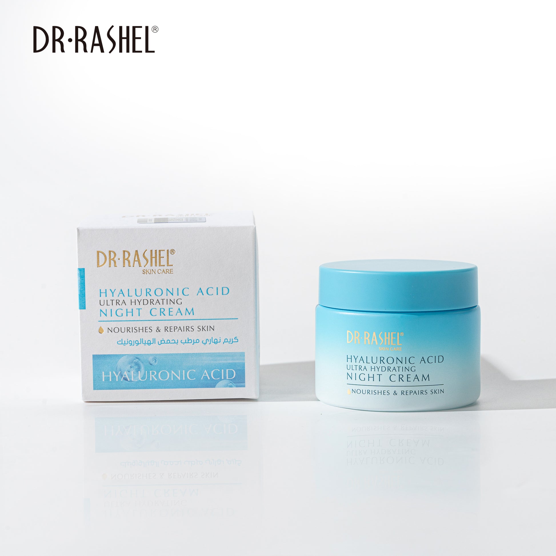Dr Rashel Hyaluronic Acid Ultra Hydrating Night Cream – Deep Repair & Overnight Moisture Recharge (50g)