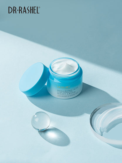 Dr Rashel Hyaluronic Acid Ultra Hydrating Night Cream – Deep Repair & Overnight Moisture Recharge (50g)