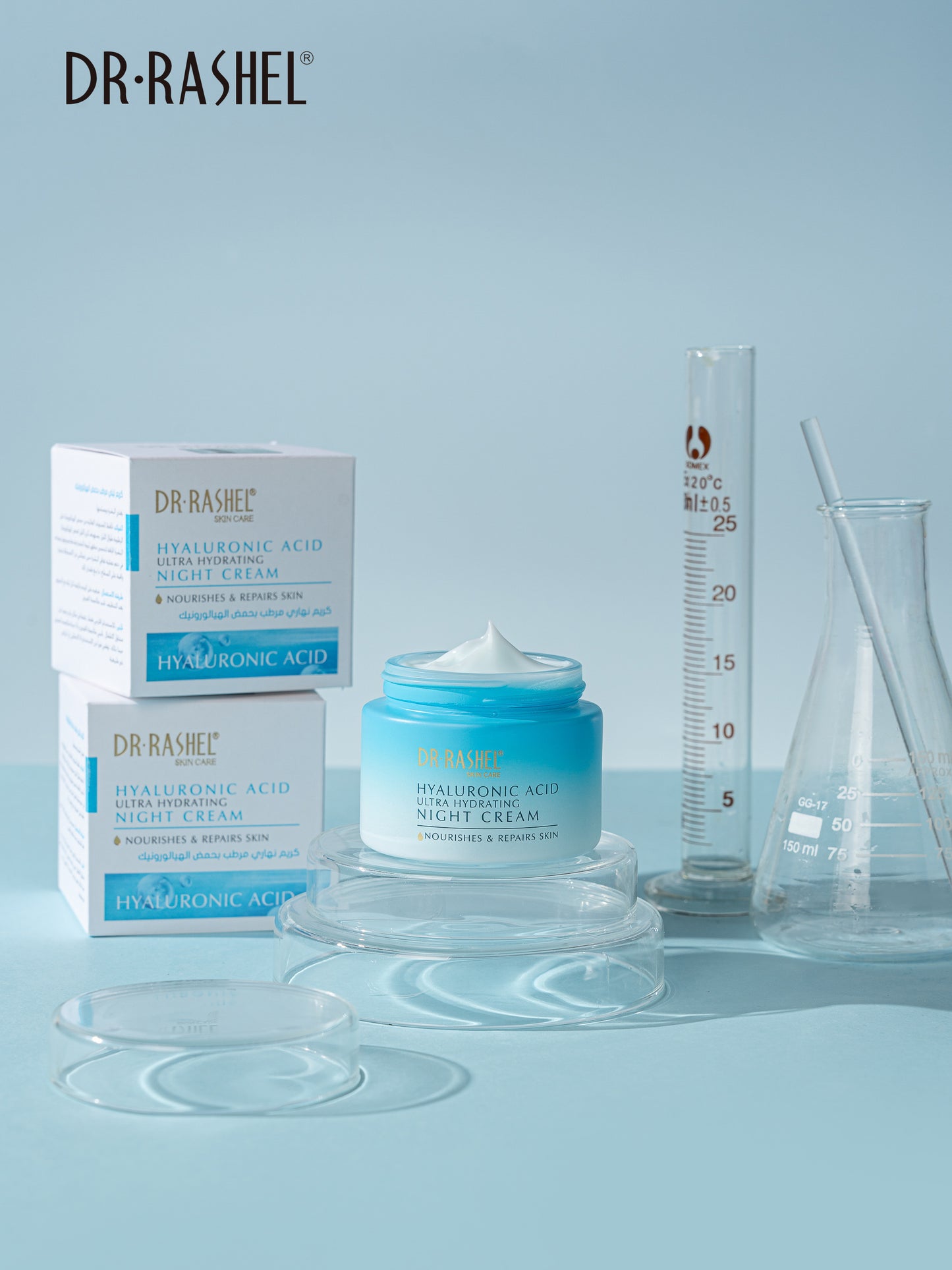 Dr Rashel Hyaluronic Acid Ultra Hydrating Night Cream – Deep Repair & Overnight Moisture Recharge (50g)