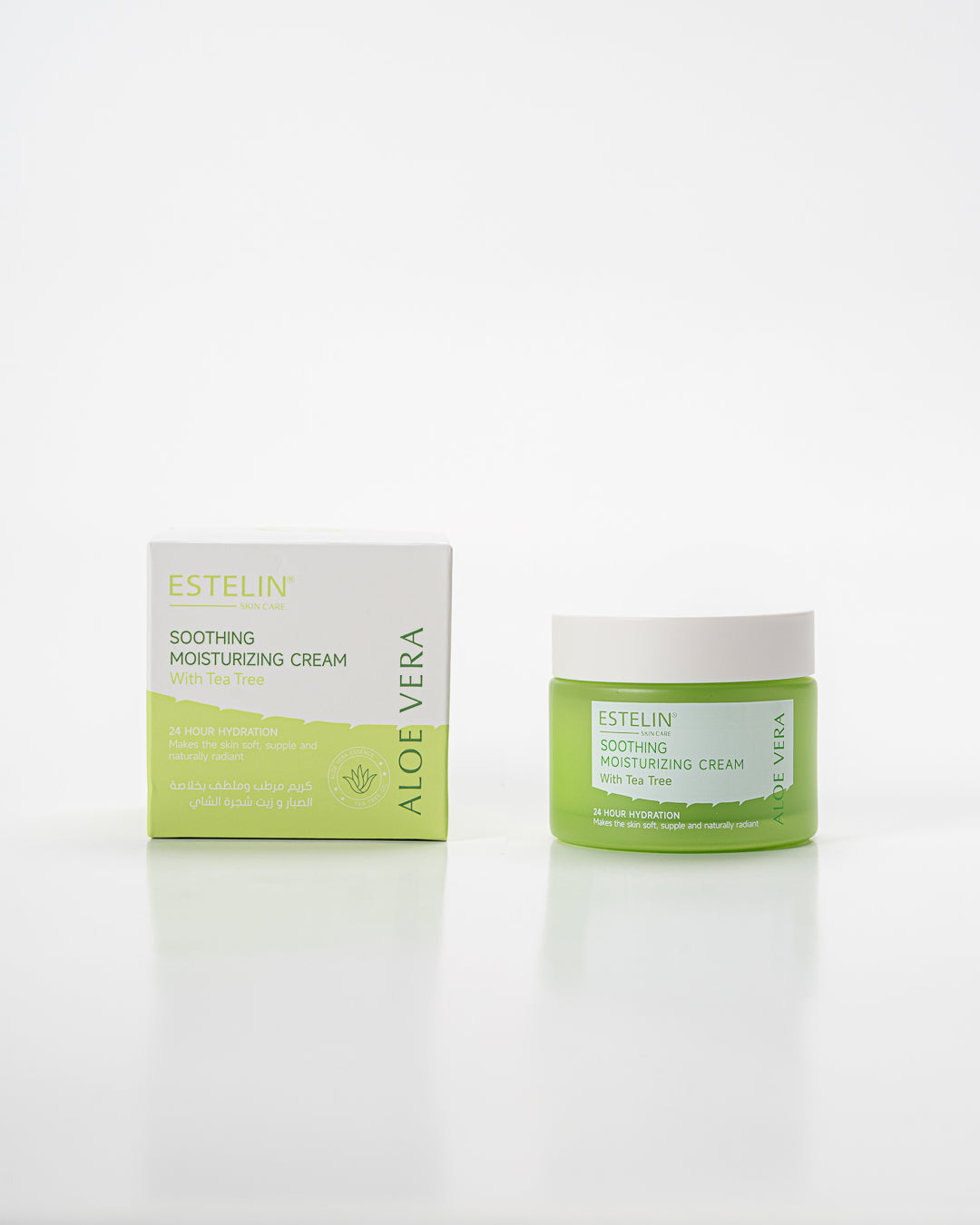 Estelin Soothing Moisturizing Cream with Tea Tree & Aloe Vera 50g