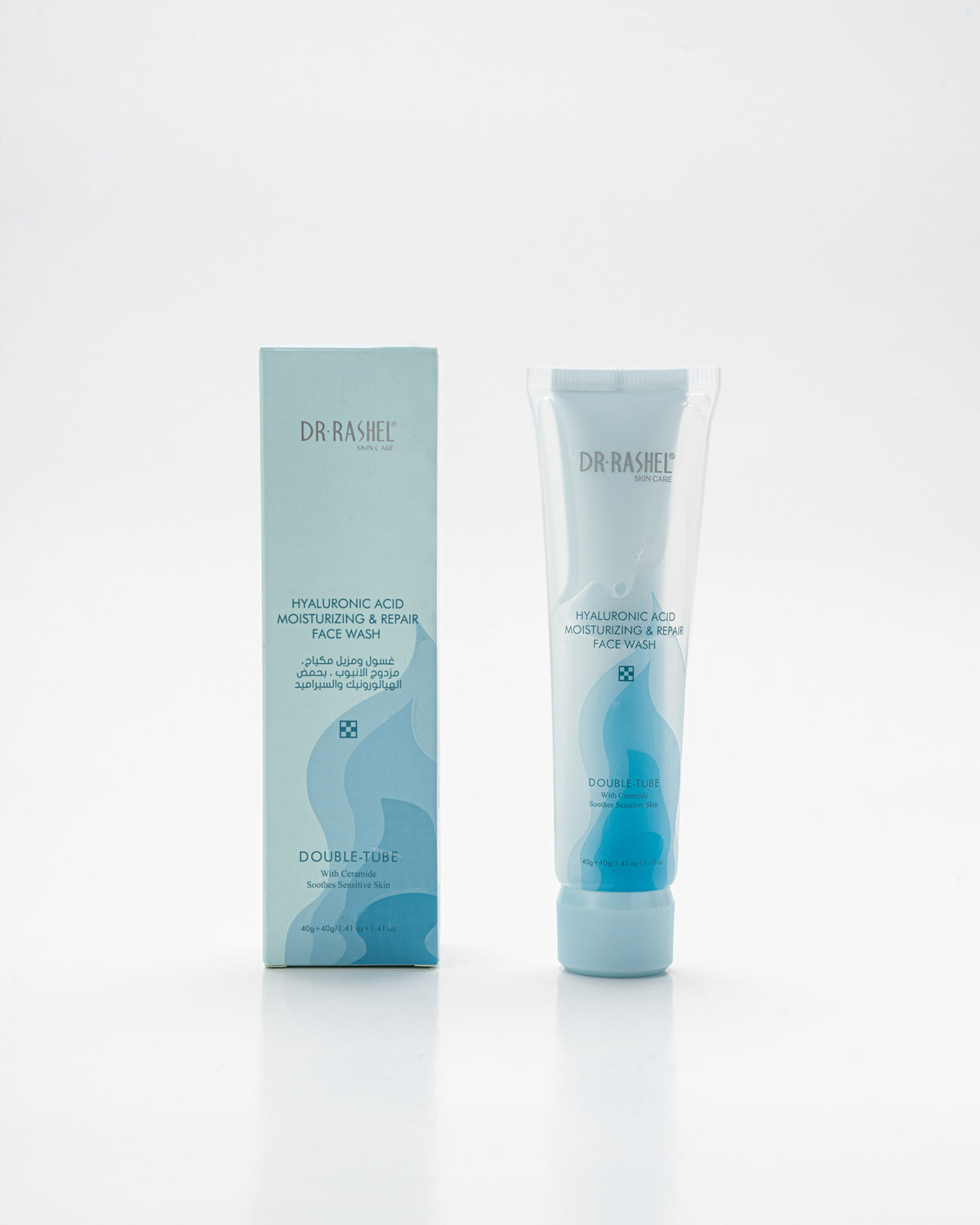 Hyaluronic Acid Double-Tube Face Wash 40g+40g