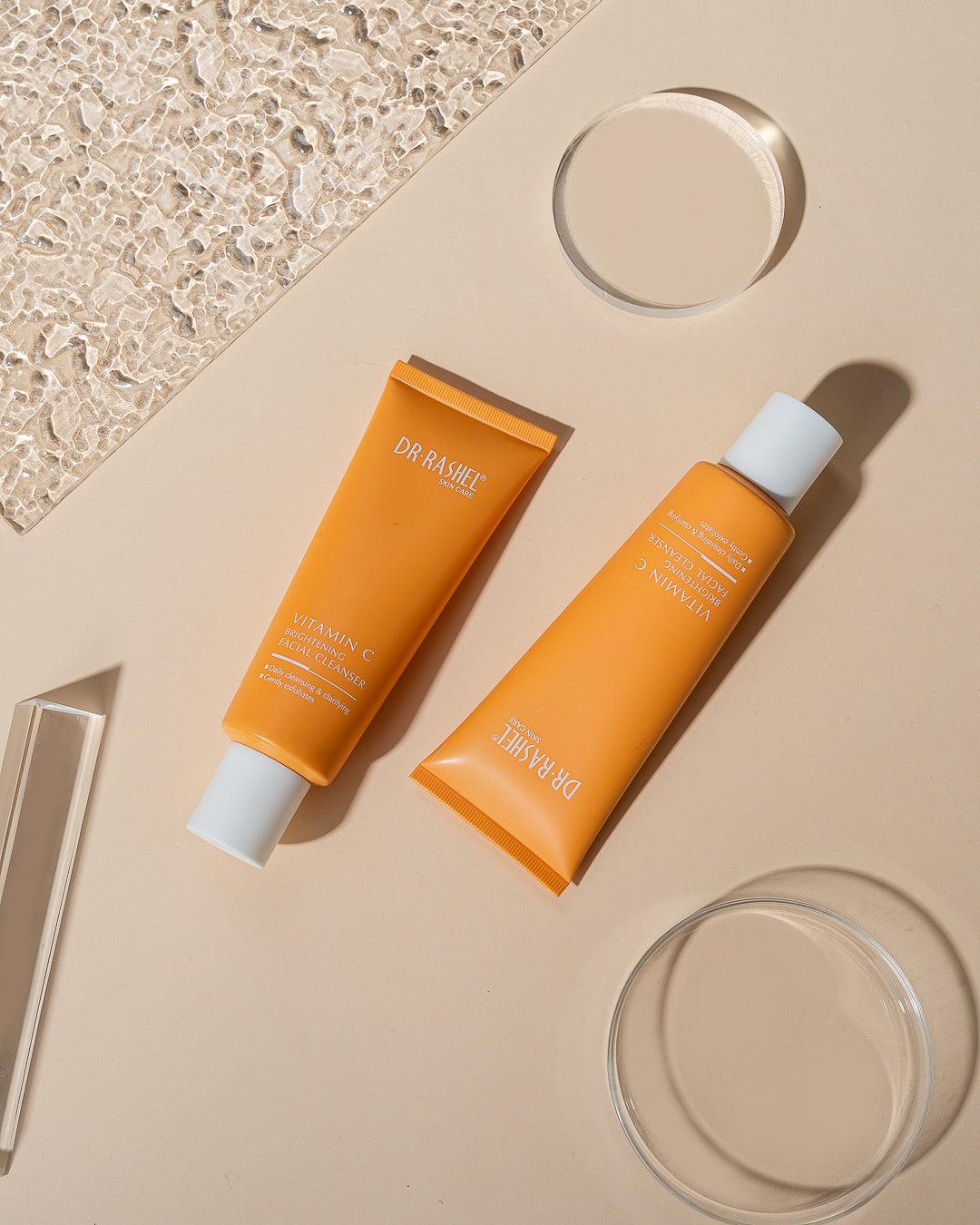 Dr Rashel Vitamin C Brightening Facial Cleanser – Deep Cleansing, Glow Boosting & Skin Tone Refining Face Wash (100g)