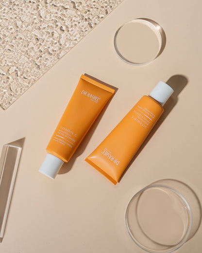 Dr Rashel Vitamin C Brightening Facial Cleanser – Deep Cleansing, Glow Boosting & Skin Tone Refining Face Wash (100g)