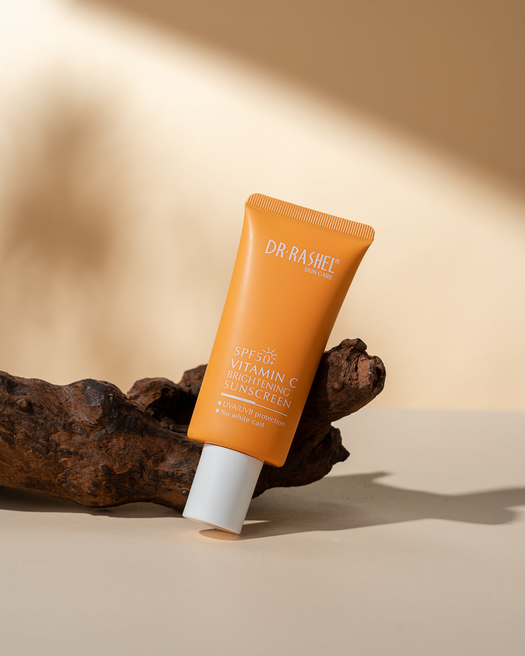 Dr Rashel Vitamin C Brightening Sunscreen SPF 50 – Daily Sun Protection with Glow-Boosting Formula (60g)