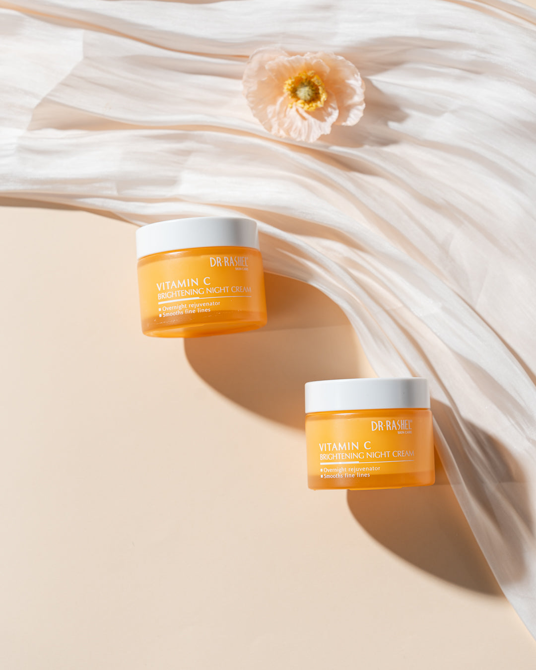 Dr Rashel Vitamin C Brightening Night Cream – Overnight Glow, Pigmentation Fade & Skin Repair Formula (50g)