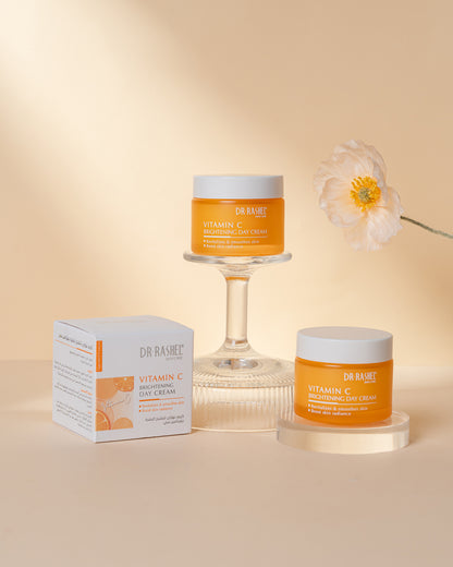 Dr Rashel Vitamin C Brightening Day Cream – Daily Glow, Pigmentation Control & Moisturizing Face Cream with SPF (50g)