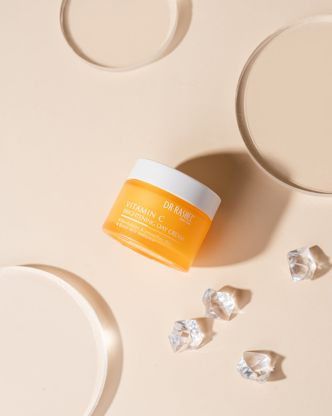 Dr Rashel Vitamin C Brightening Day Cream – Daily Glow, Pigmentation Control & Moisturizing Face Cream with SPF (50g)