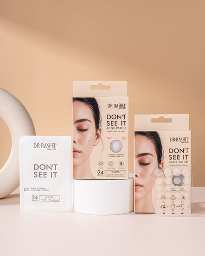 Dr Rashel Don’t See It acne patch sheet with multiple patch sizes