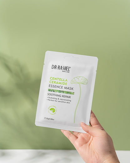 Dr. Rashel Centella Ceramide Essence Mask – 25g × 10pcs